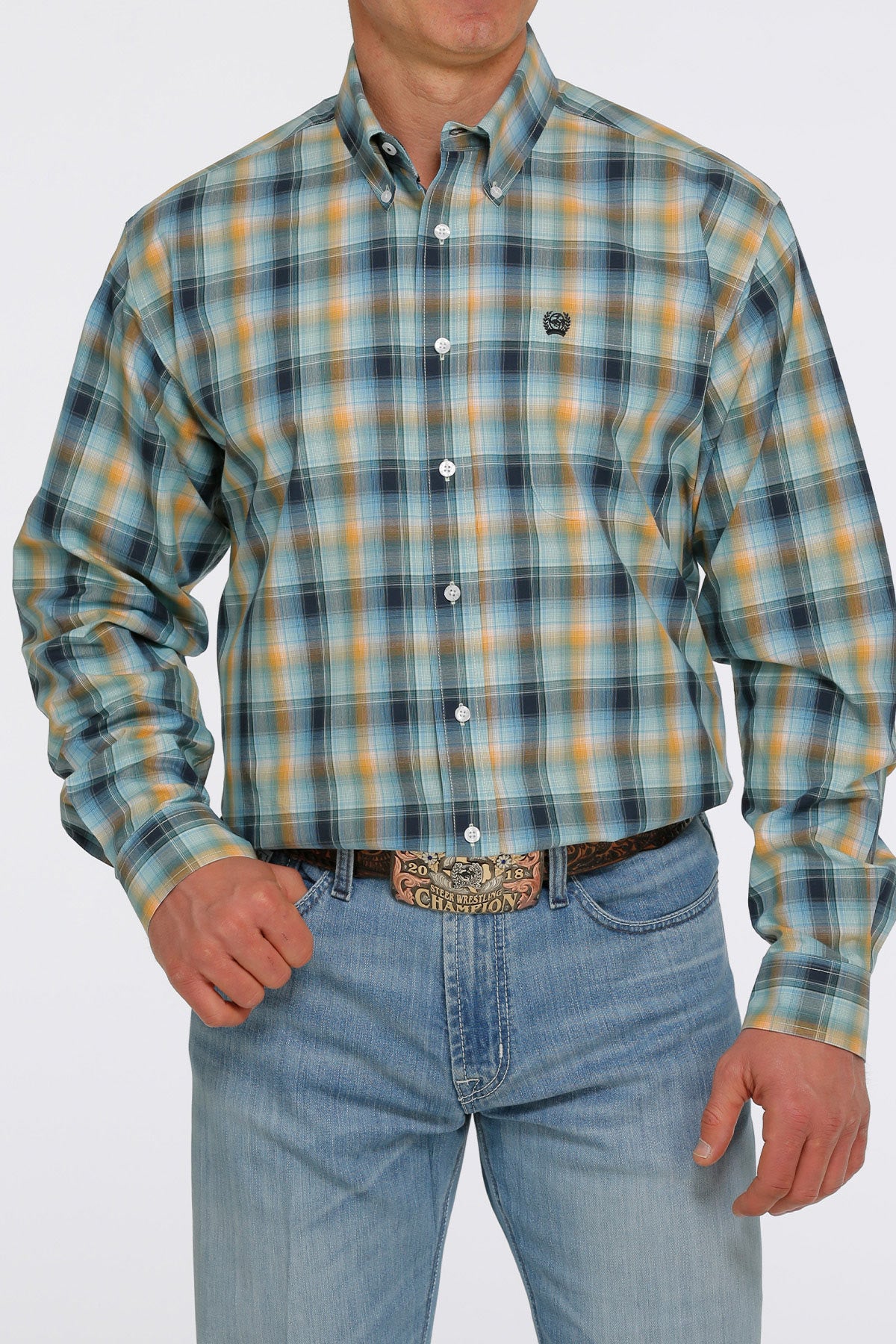 Cinch Button Down Shirt - MTW1105422 – BJ's Western Store