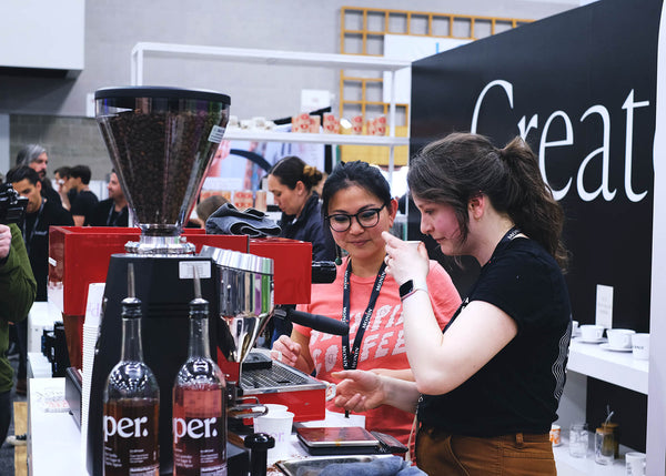 Nikki and Rachel dialing in at Created Co.