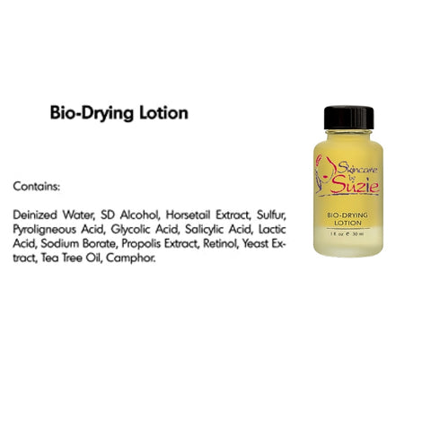 Bio-Drying Lotion Ingredients