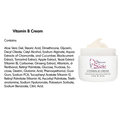 Vitamin-B Cream Ingredients
