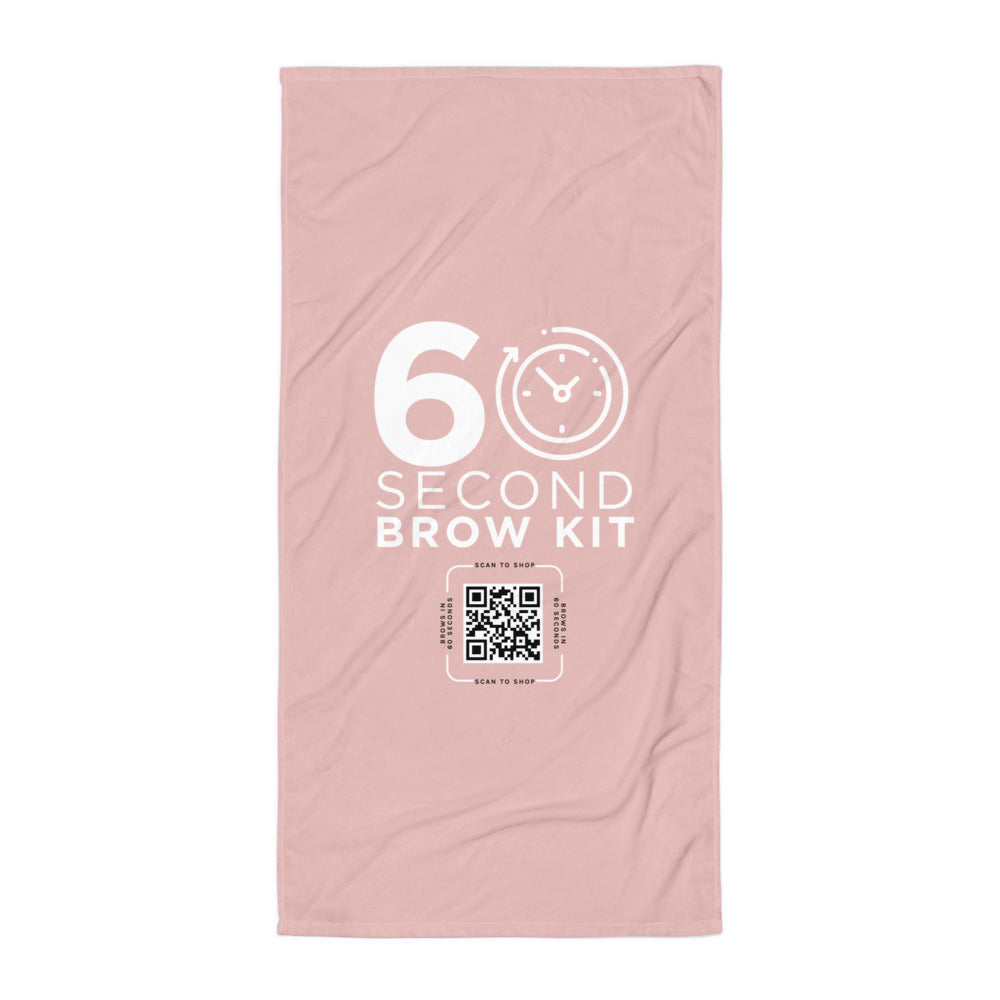 60 Second Brow Kit Beach Towel