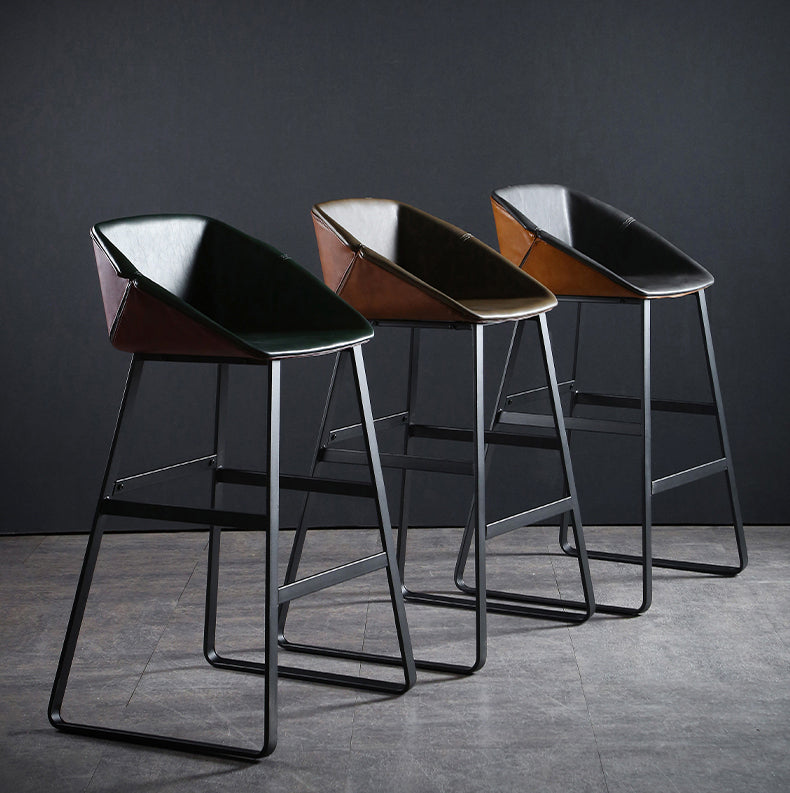 高 人造皮 仿皮 鋼腳 吧椅 high bar chair furniture