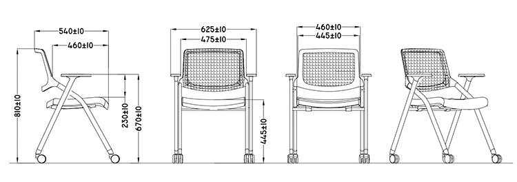 培訓椅 員工椅 辦公椅 Simple Comfortable Training Chair