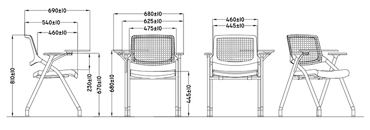 培訓椅 員工椅 辦公椅 Simple Comfortable Training Chair