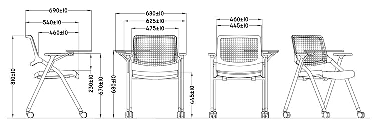 培訓椅 員工椅 辦公椅 Simple Comfortable Training Chair