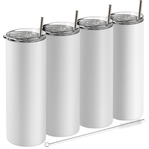 Earth Drinkware SKINNY TUMBLERS (4 pack) - 20oz Stainless Steel Double Wall  Insulated Tumblers with …See more Earth Drinkware SKINNY TUMBLERS (4 pack)