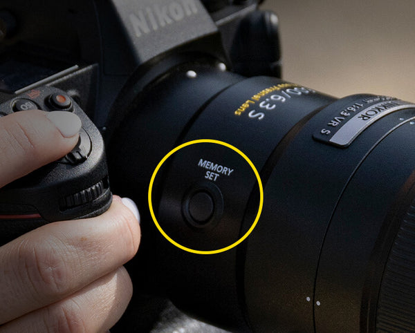 Nikon, Nikkor Z 600mm 6.3 VR S Memory button, save focus position