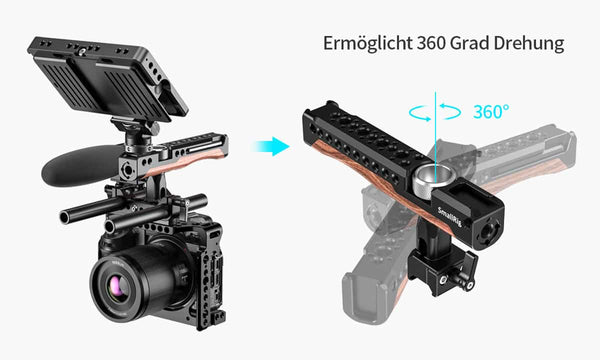 Top Handle, Kamerazubehörgriff, Videogriff