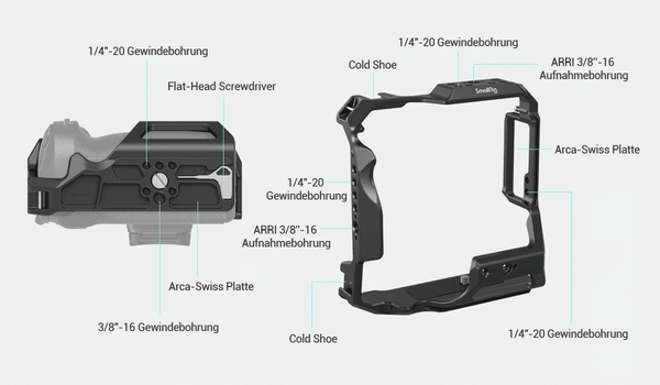 SmallRig 3866, detaily, příslušenství