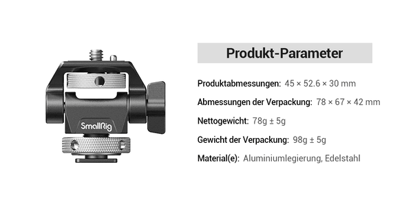 Camera monitor mount, flash shoe