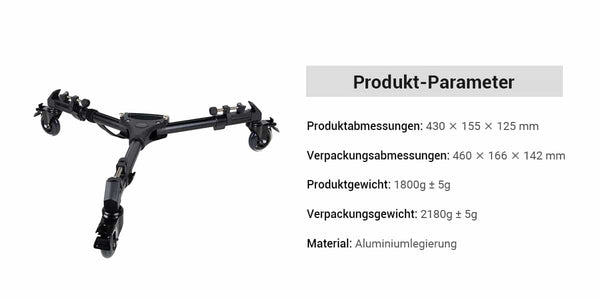 Stativ mit Rollen, Rollbares Stativ, Smallrig Zubehör