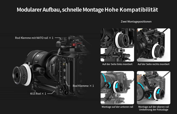 follow focus system, videography, small rig