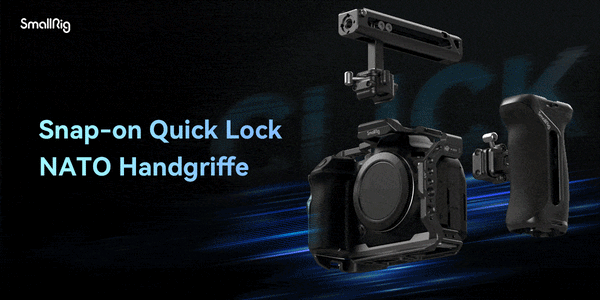 SmallRig Snap-on Quick Lock NATO Top Handle 4175 Kamera Video Tillbehör Topp Handtag