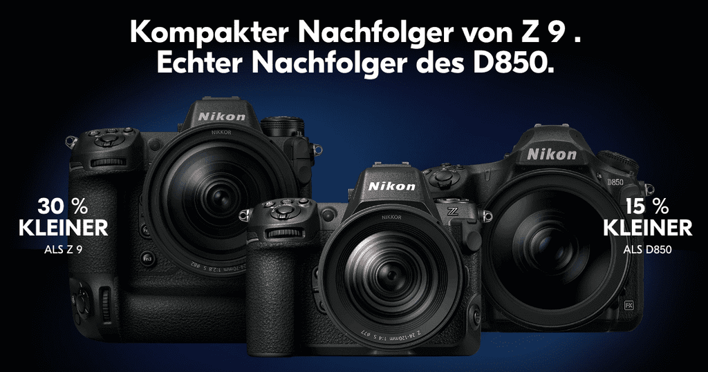 Nikon Z9 efterföljare, Nikon D850 efterföljare, Nikon Z8 kompakt och lätt kropp