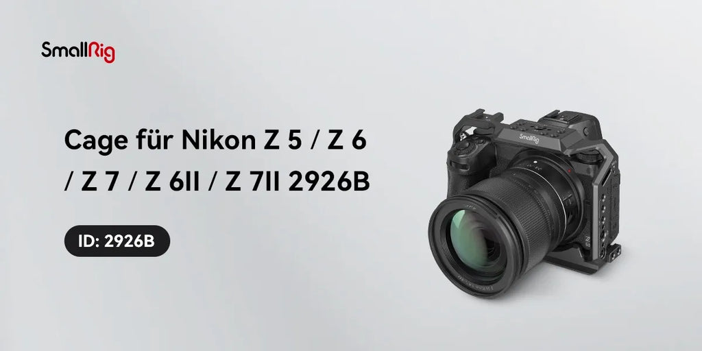 Kamerabur til Nikon Z5, Z6, Z7, Z6II, Z7II, SmallRig 2926