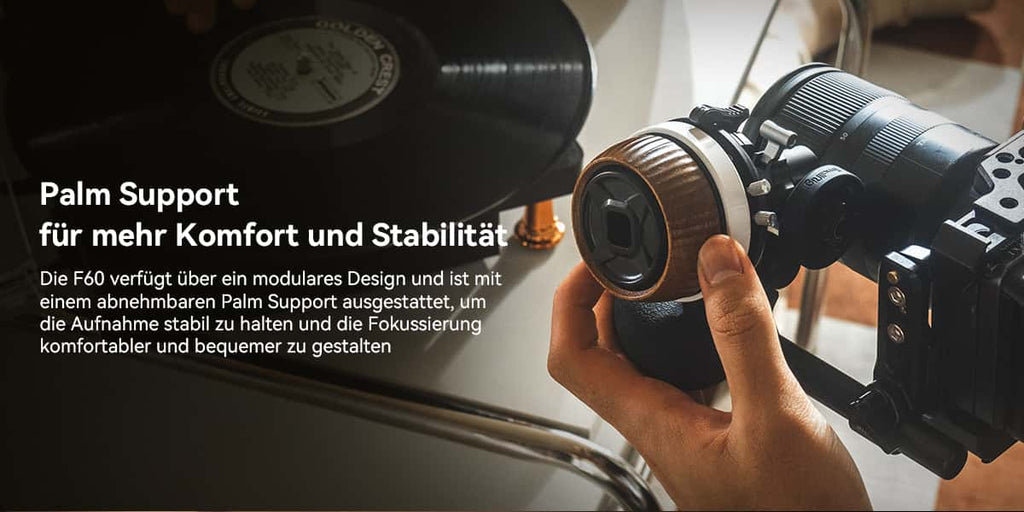 Smallrig 3850, Follow Focus F60, Palm Support