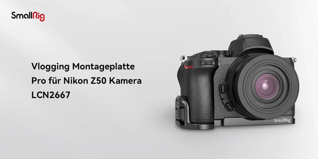 Nikon Z50 L-angle, L bracket, mounting plate, SmallRig 2667