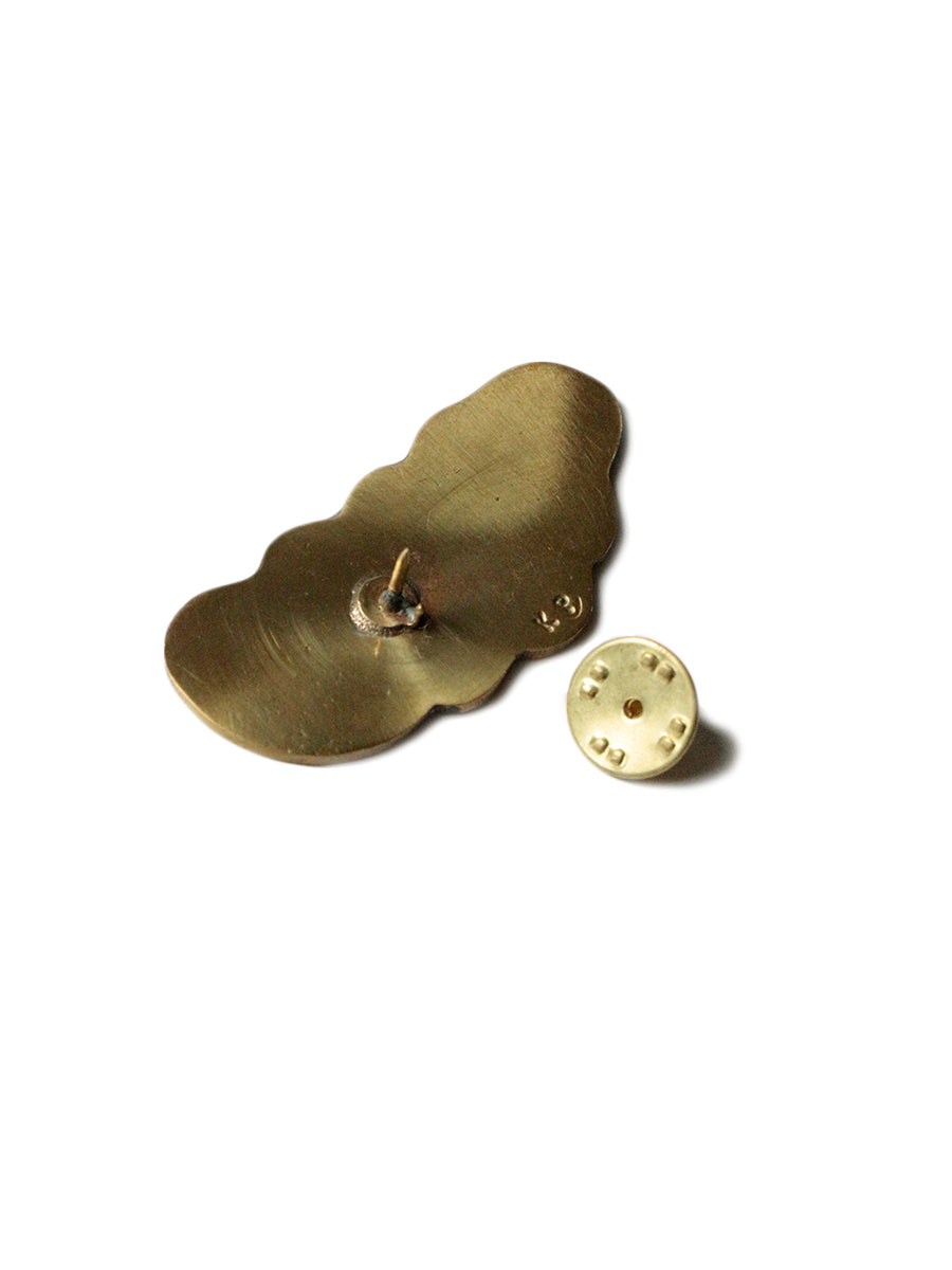 KAPITAL GREEN BRASS SLEEPING BAG PIN