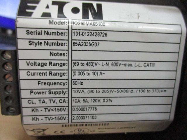 Iq250ma Eaton Iq 250 260 Relay North American Switchgear Store