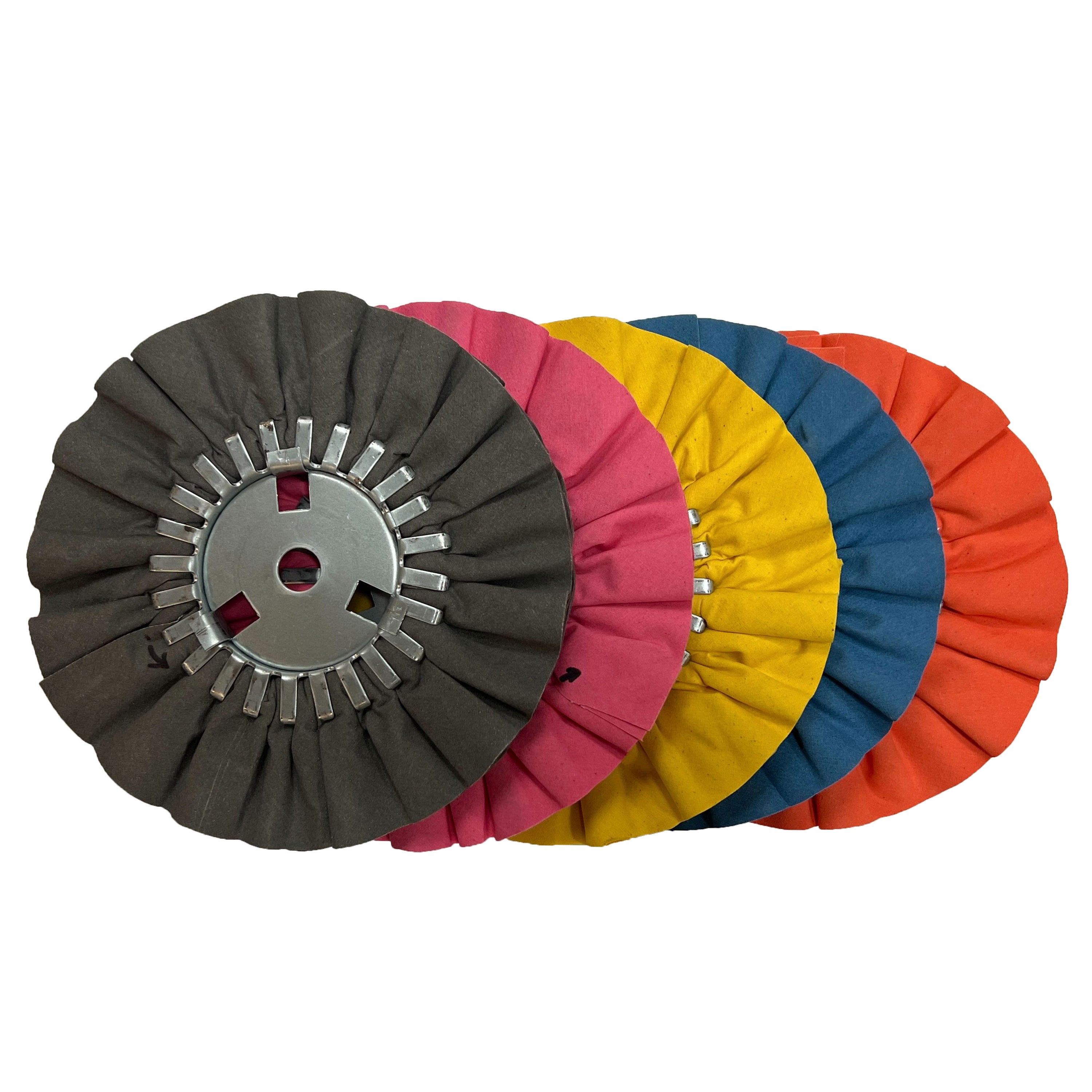 9 inch Solid-Center Airway Buffing Wheels, Red