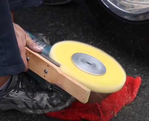 buffing wheel rake yellow buff renegade products