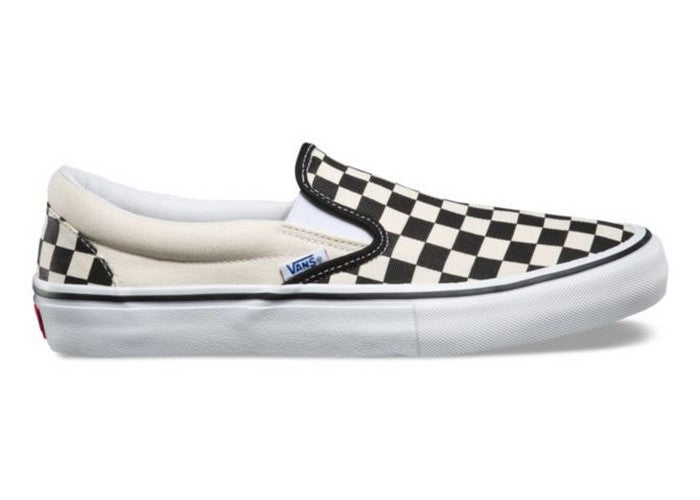 off white checkerboard slip on vans