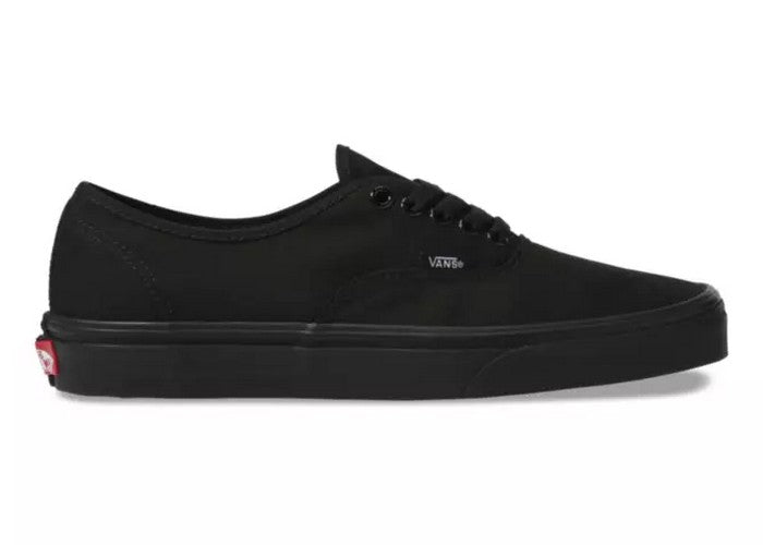 vans authentic black black