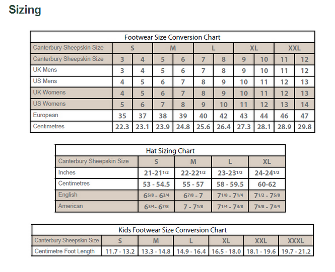 ugg boots size chart w7