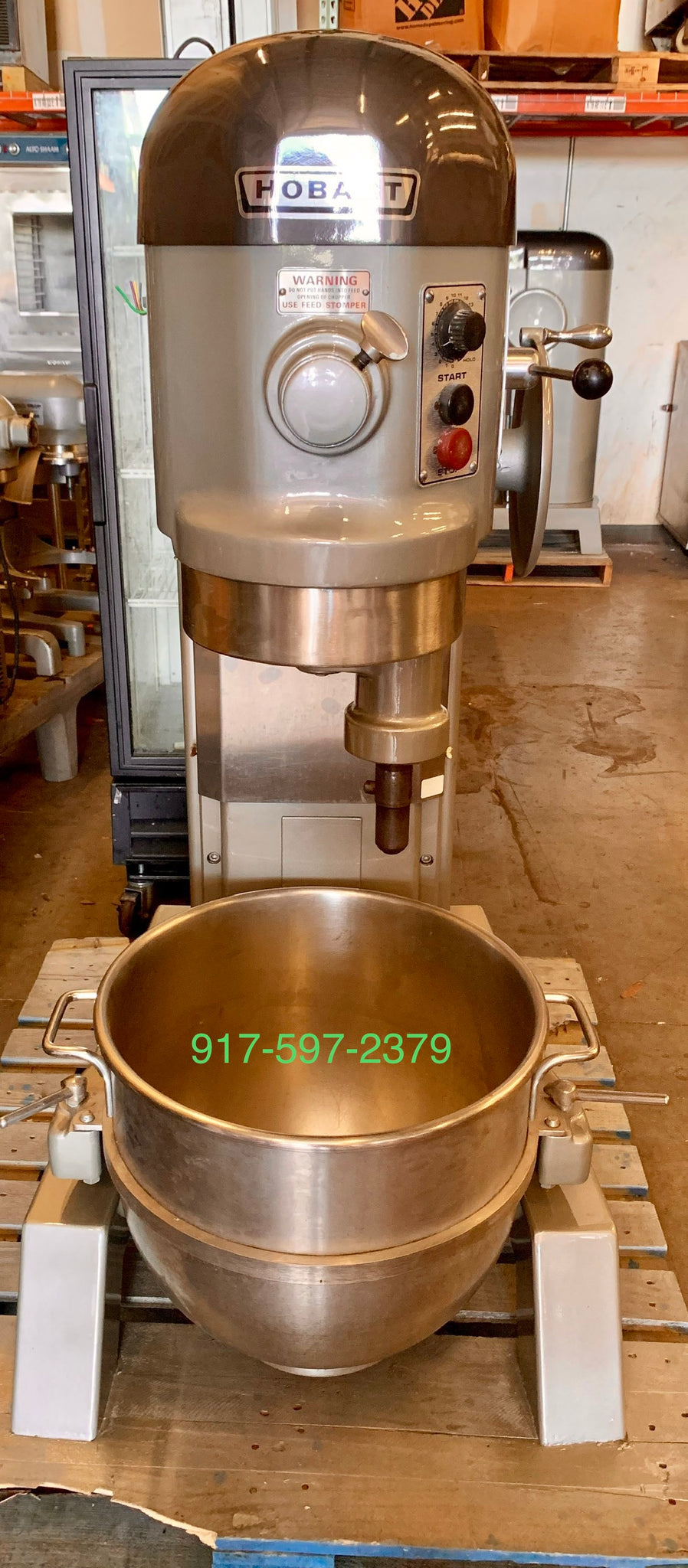 Alstublieft psychologie Serie van Hobart 60 Qt mixer 2 HP 3 phase comes with SS bowl and one attachment —  Palm Beach Restaurant Equipment
