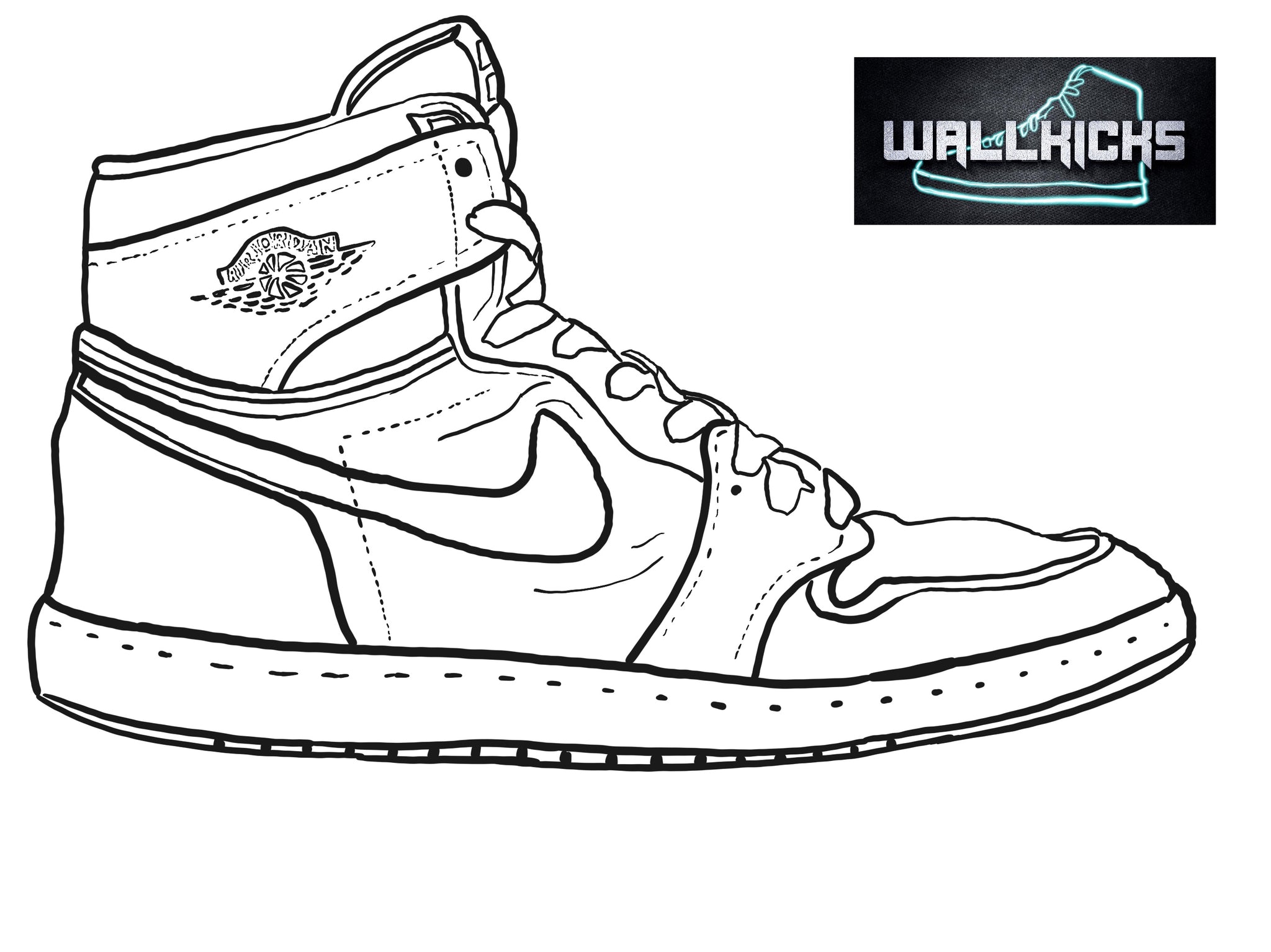 air jordan coloring sheet