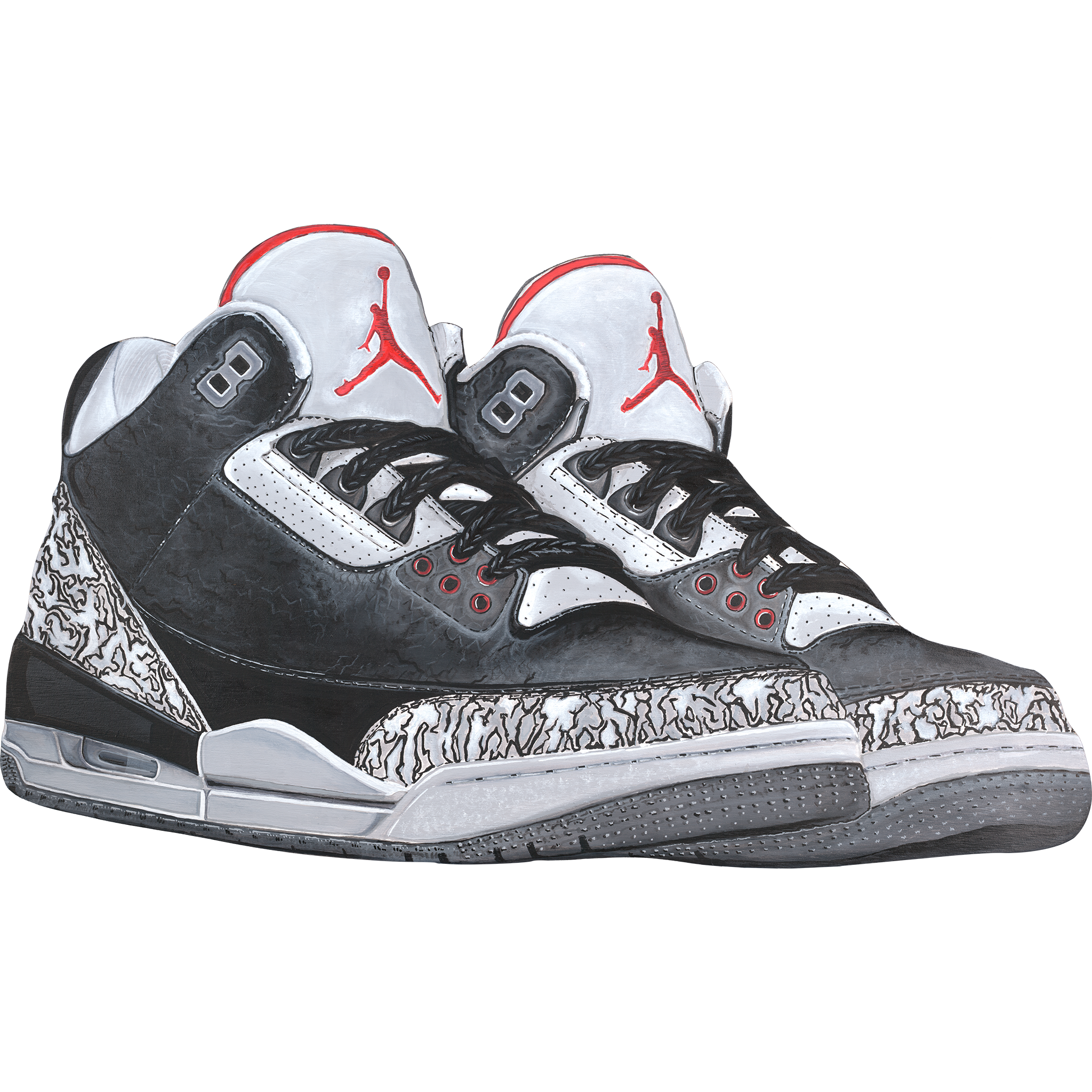 Jordan 3 Cement Original - WallKicks
