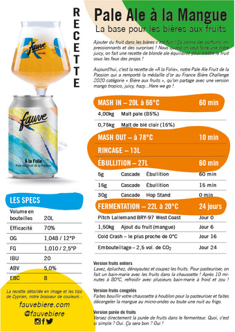 fauve-craft-biere-recette-brassam-brassage-amateur-homebrewing-a-la-folie-pale ale-mangue