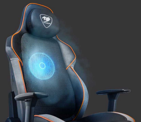 Cougar NxSys Aero Gaming Chair: Integrated 200mm RGB fan