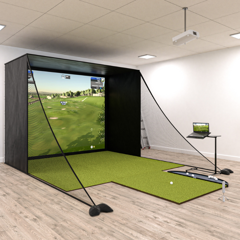 Carl's Place 12 MLM2PRO golf simulator bundle