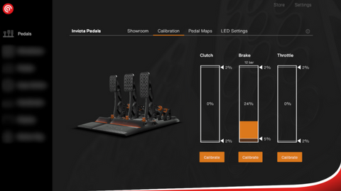 Calibrating the Asetek Pedal with the RaceHub