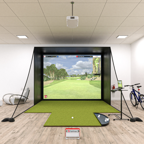 Carl's Place 12 Mevo+ 2023 Edition golf simulator bundle