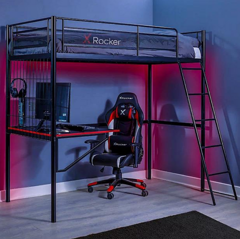X Rocker Icarus XL Gaming Bunk Bed & Desk