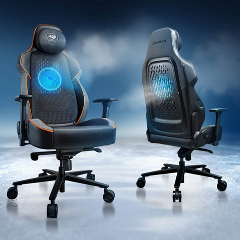 NxSys Aero gaming chair: advanced cooling technology