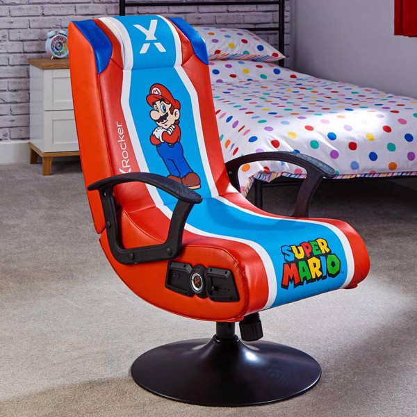 X-Rocker Nintendo Veleno 2.1 Mario Gaming Chair - Gamer Gear Directv