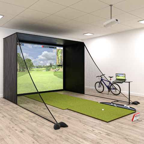 Carl's Place 10 Mevo+ 2023 Edition Golf Simulator Bundle