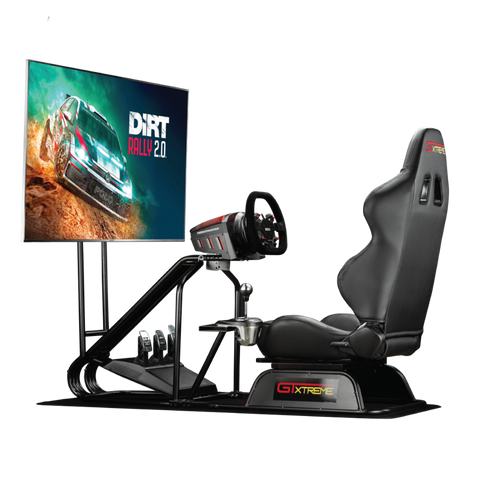 next level racing GTXtreme V2 cockpit with monitor stand and monitor and electronics