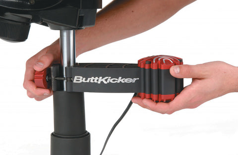 buttkicker gamer2 installed to gaming chair