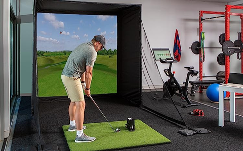 Carl’s Place 10 Golf Simulator Hitting Bay