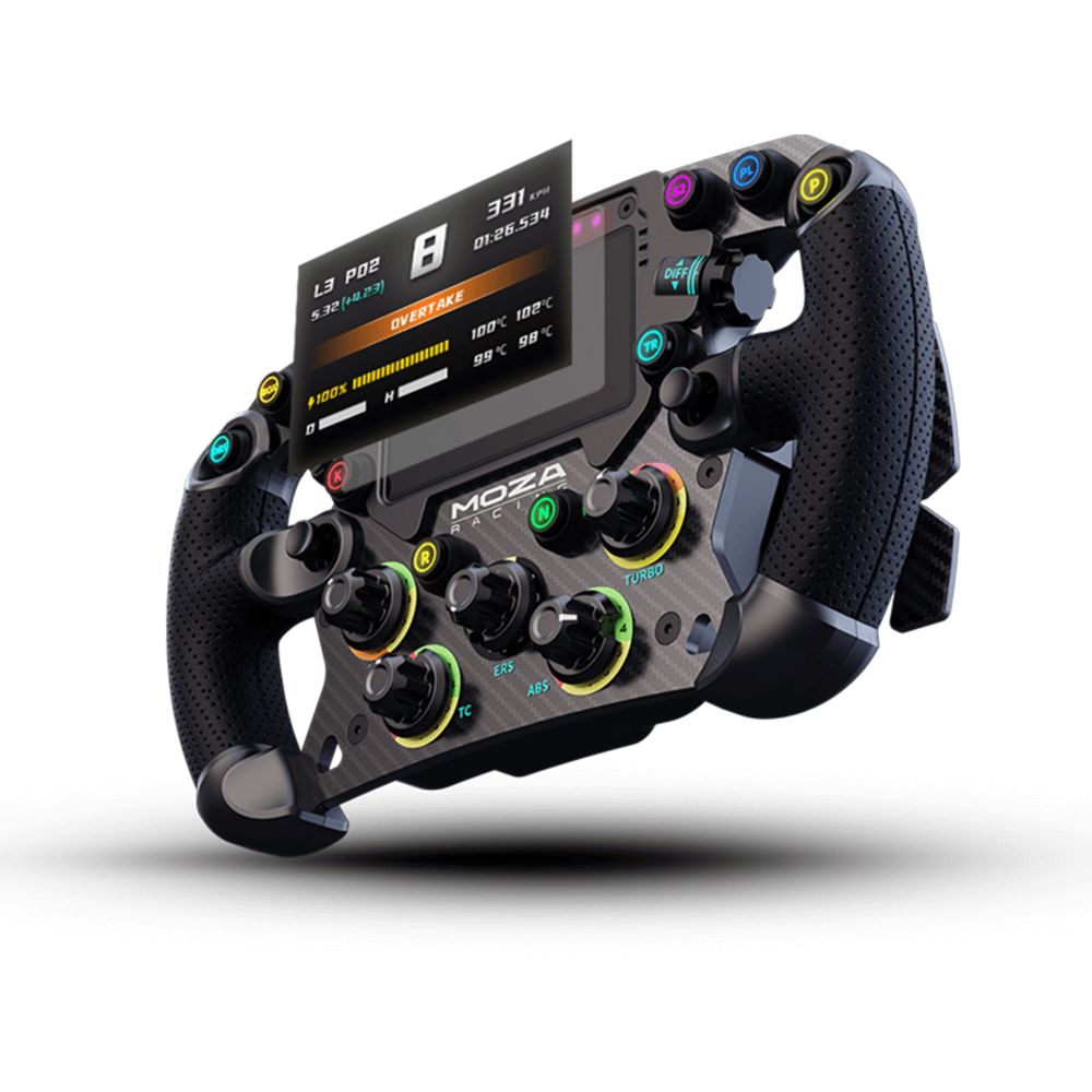 MOZA Racing FSR racing wheel dash interface