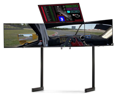 Next Level Racing Elite Quad Monitor Stand and Monitors