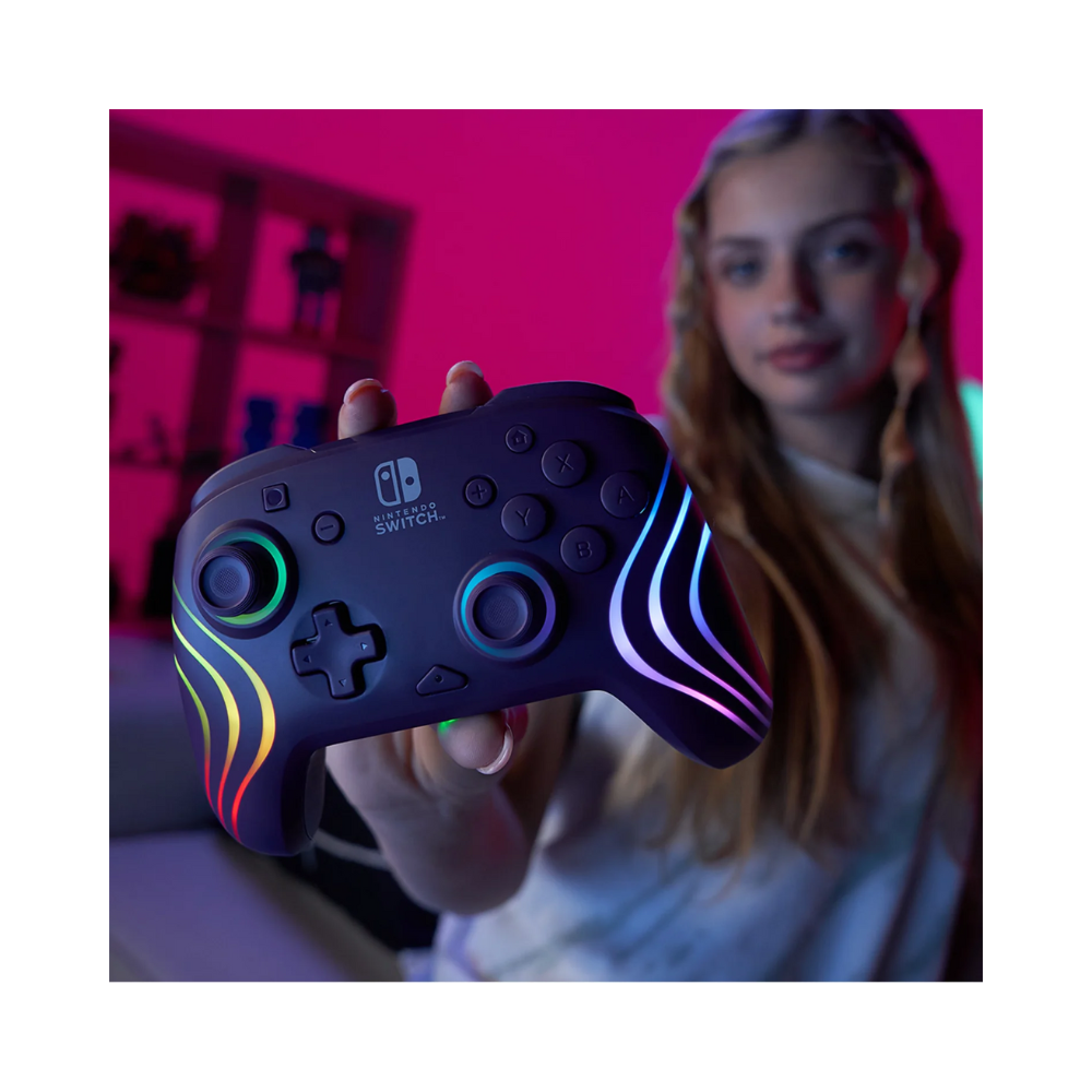 PDP Switch Afterglow Wave wireless controller - purple