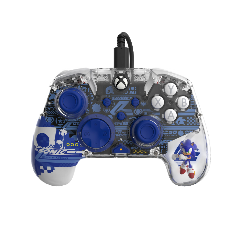 PDP Xbox Sonic Speed REALMz wired controller - front