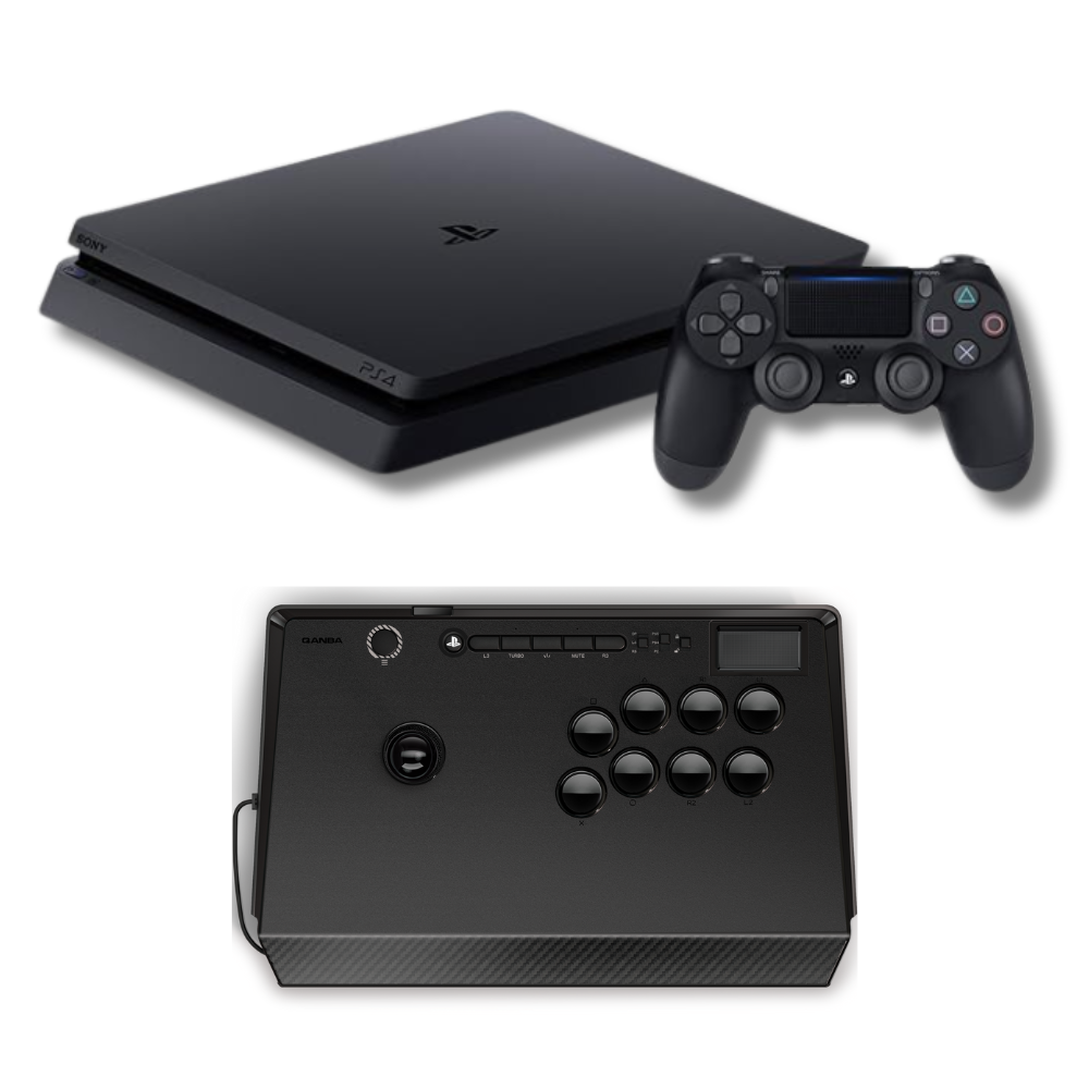 Playstation 4 Slim and fight stick bundle