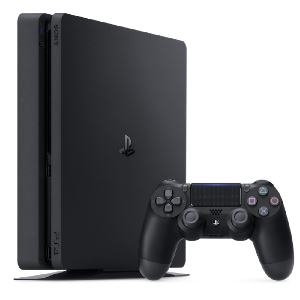 PS4 Slim Console with controller