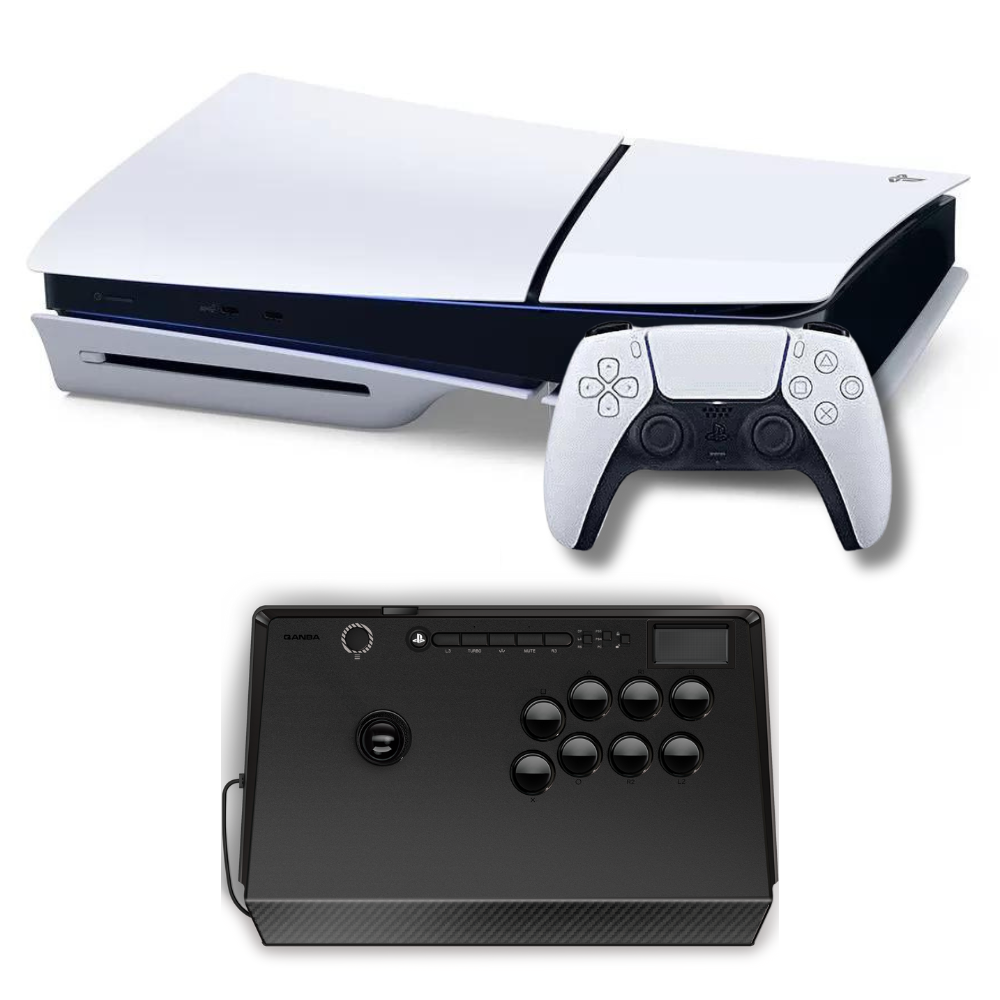 Playstation 5 and fight stick bundle
